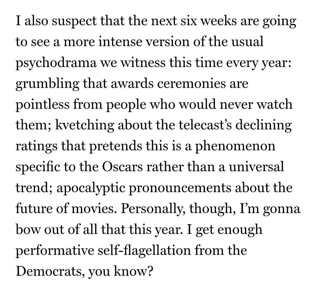 This week's column asks: What if we took a year off from fretting about the Oscars?
 
vulture.com/article/what-i…