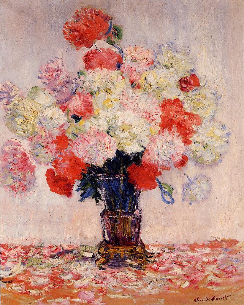 Vase of Peonies, 1882 #artbots #monet