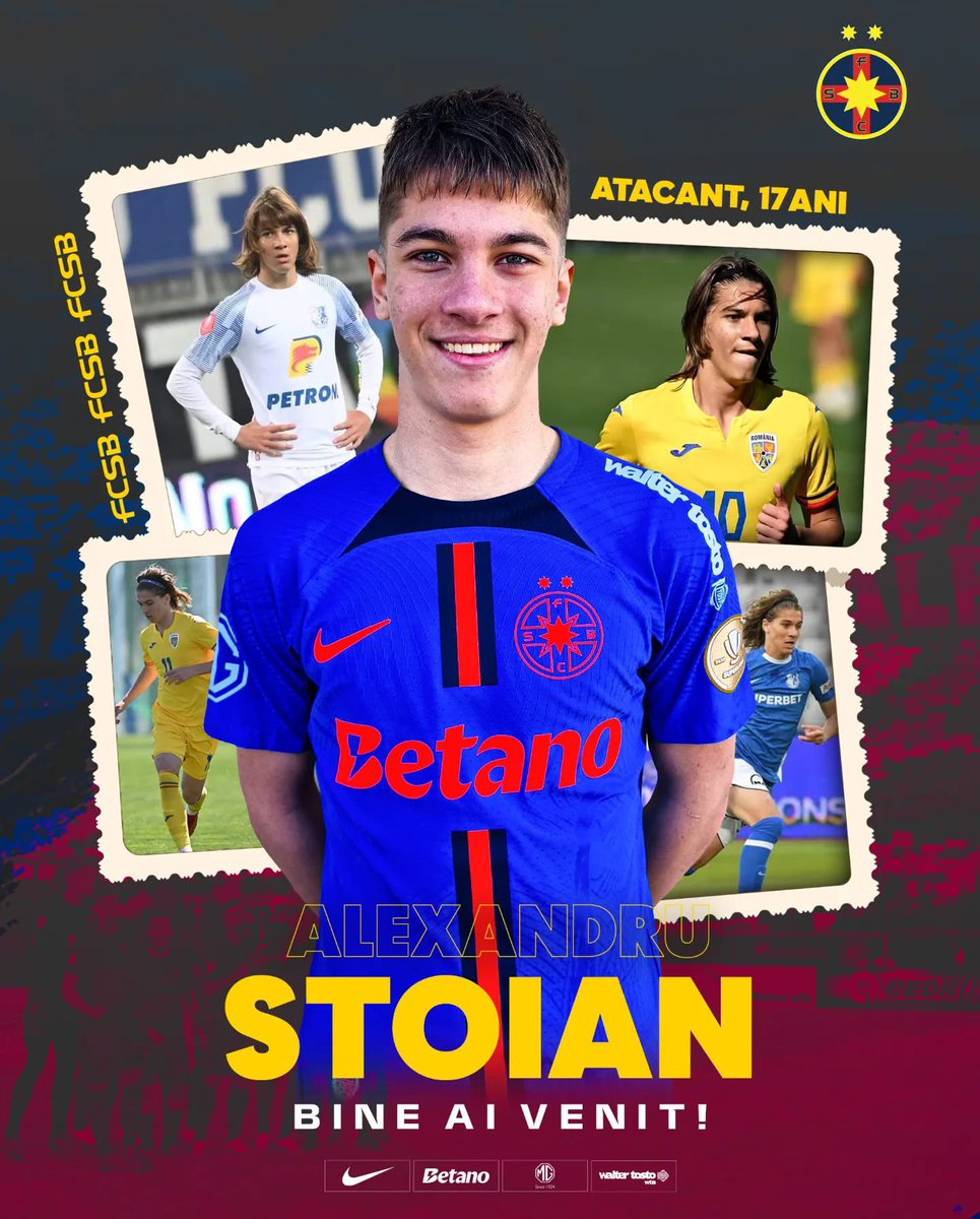 #Transfer #Stoian 

Campioana României anunță transferul lui Alexandru Stoian, de la Farul Constanța. 

Atacantul în vârstă de 17 ani, care va purta tricoul cu numărul 90, se va pregăti alături de noii săi colegi începând de luni. 

❤️💙