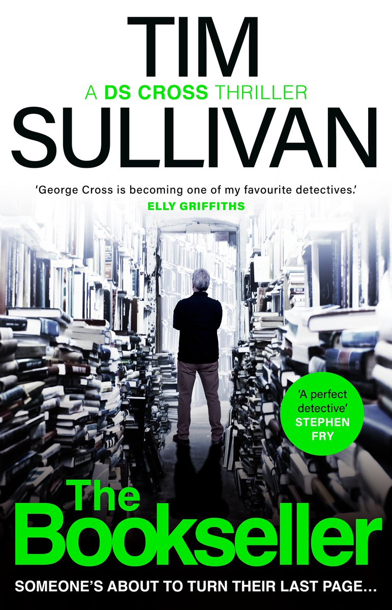 I’ll be spending the day investigating with DS George Cross 

My current read is #TheBookseller by <a href="/TimJRSullivan/">Tim Sullivan</a> 

<a href="/AriesFiction/">Aries Fiction</a> <a href="/HoZ_Books/">Head of Zeus</a>