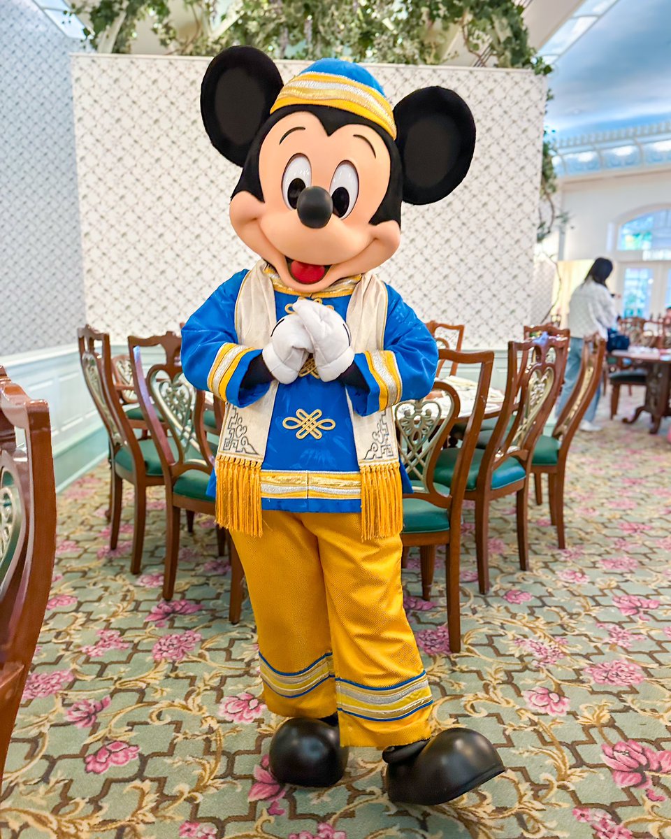 今日のエンチャディナー（ミッキー、ミニー、プルート）と インク