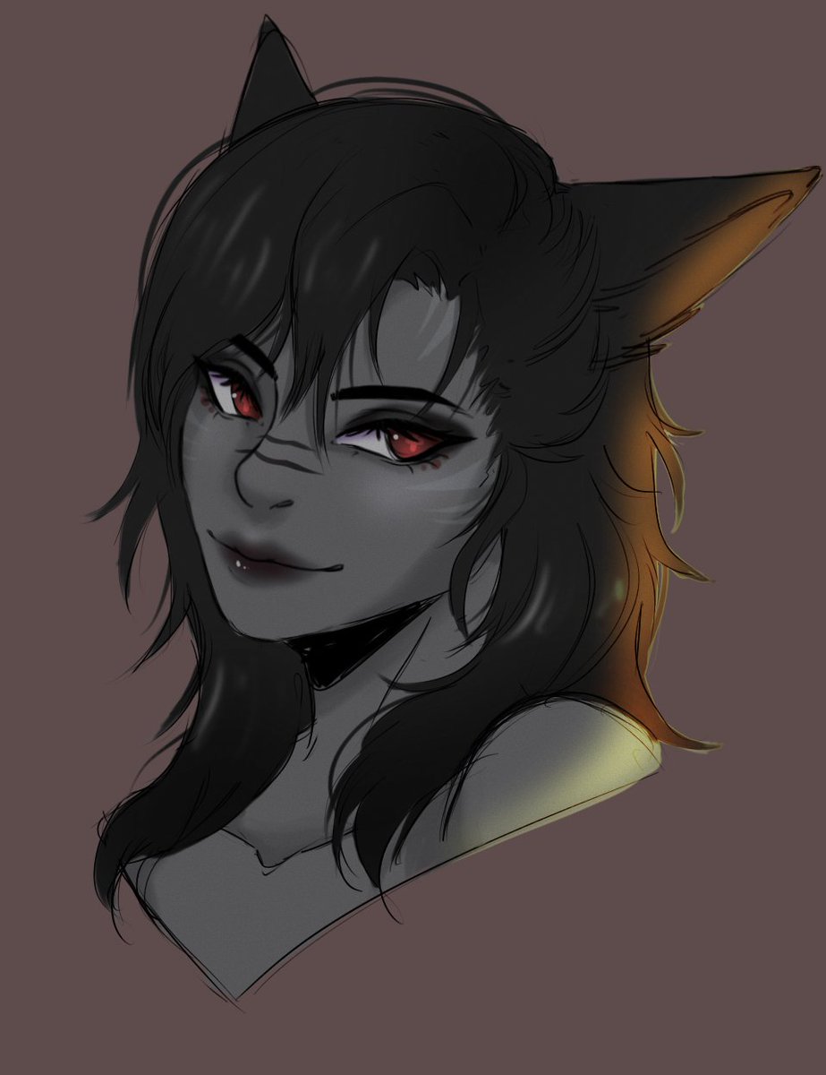 Larixe's tweet photo. Colored sketch of my friend's FFXIV character #FFXIV #FFXIVART https://t.co/OxUsTNJVkc