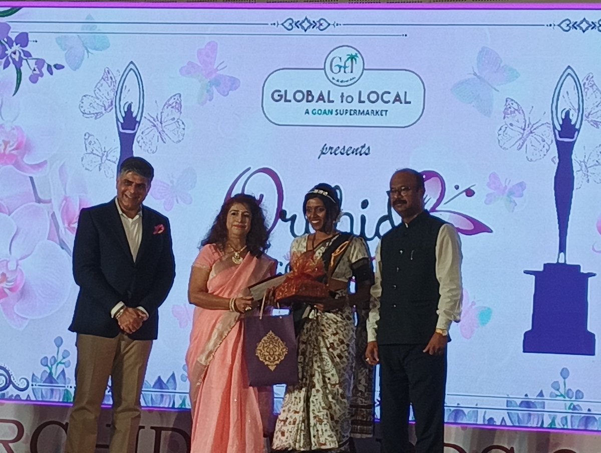 PrakashWKamatPK's tweet photo. Congratulations Winner of Orchid Awards 2025 @DacunhaSabina in Art and Culture category. Sabina makes Mollam out of coconut palm, a traditional skill and occupation which is becoming extinct...Sabina is a Member of Women's Wing of 
@HemoIndia &amp; @GoaHemophilia. 
@goadisability https://t.co/T5hYpSzwzH