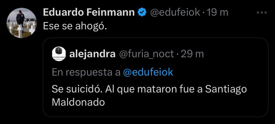 Uno estaba en un edificio custodiado, con las puertas cerradas por dentro, con un arma que se había procurado y dos millones de cámaras que no registraron nada. Pero fue asesinato
El otro estaba solo, escapando de Gendarmeria, y se "ahogó" en un rio de medio metro de profundidad