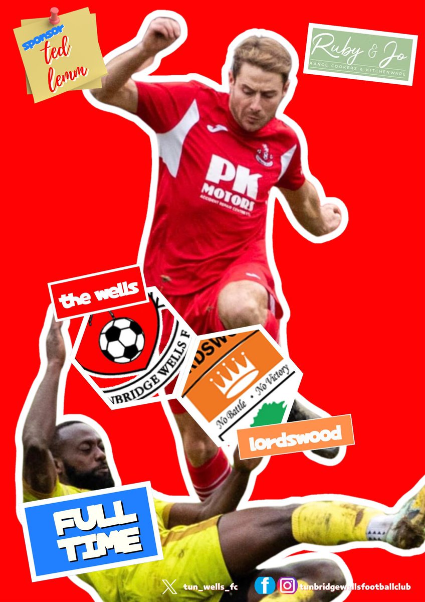 Tun_Wells_FC's tweet photo. Full Time - Tunbridge Wells 2 Lordswood 1 https://t.co/82eK7P6kqh