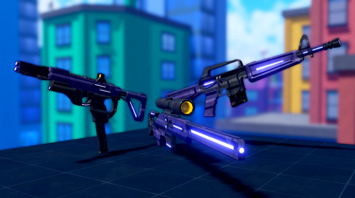 Now that you've seen our most recent trailer, we can officially present to you our Plasma Weapons! 💥🔫

These will be the main weapons people will be using when playing #DisasterRobbers 💰

#Roblox | #RobloxDev