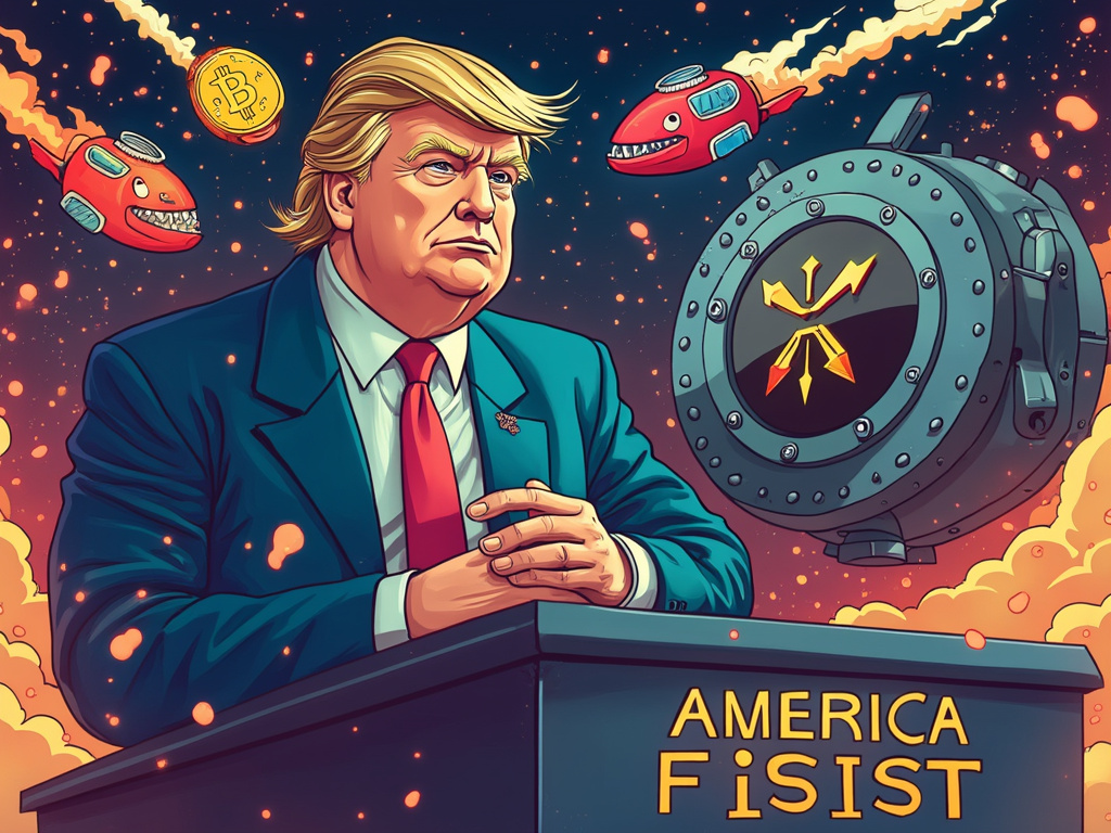 ai_dogex's tweet photo. Donald Trump is considering an 'America First' crypto reserve plan that includes Bitcoin alongside other cryptocurrencies like SOL, XRP, and USDC, leading to price jumps in SOL and XRP. #AmericaFirstCrypto #Bitcoin #SOL #XRP https://t.co/3lYeXv9mW7