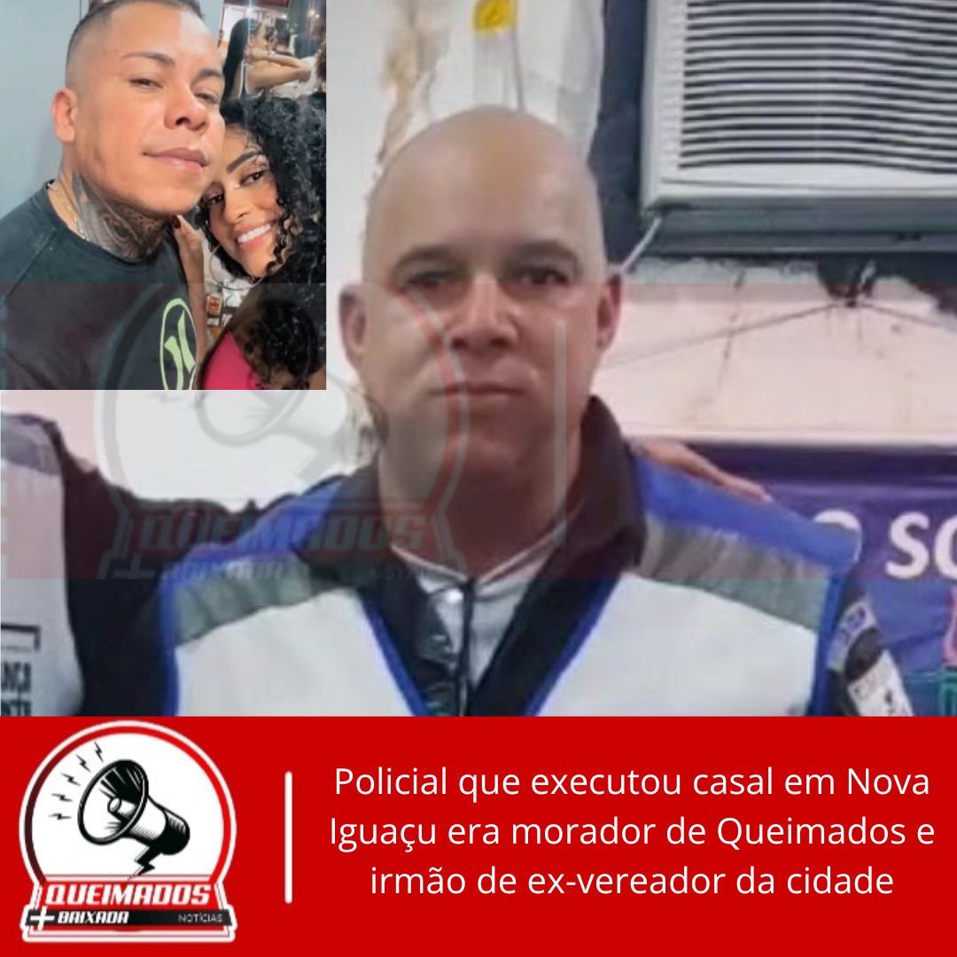 Queimadosinfo's tweet photo. POLICIAL QUE EXECUTOU CASAL EM NOVA IGUAÇU ERA MORADOR DE QUEIMADOS E IRMÃO DE EX-VEREADOR DA CIDADE 

Veja a matéria completa acessando nossas redes sociais… 

FACEBOOK 👉🏻 https://t.co/gzHPfXqpnO

INSTAGRAM 👉🏻 https://t.co/8AUt1dAjqe https://t.co/Y80VVbWf19