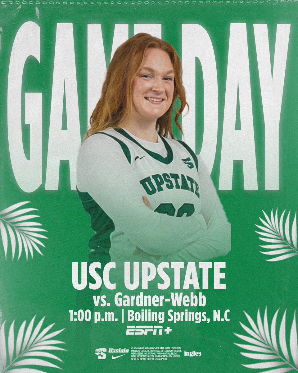 ⚔️ 𝑮𝑨𝑴𝑬 𝑫𝑨𝒀 ⚔️

The Spartans are back on the road this afternoon!

🆚️ Gardner-Webb
🕐 1 p.m. ET
📍 Boiling Springs, N.C.
📺 brnw.ch/21wQ66K
📊 brnw.ch/21wQ66Q

#SpartanArmy  ⚔️