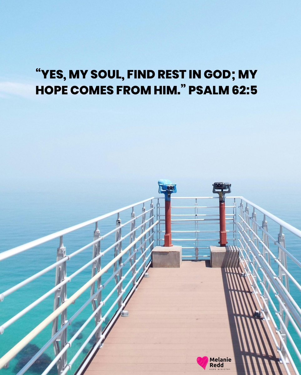 MelanieRedd's tweet photo. “Yes, my soul, find rest in God; my hope comes from him.”

Psalm 62:5, NIV

 #psalm62 #psalm #findrest #restingod #soul #rest https://t.co/O4hxiUO64q