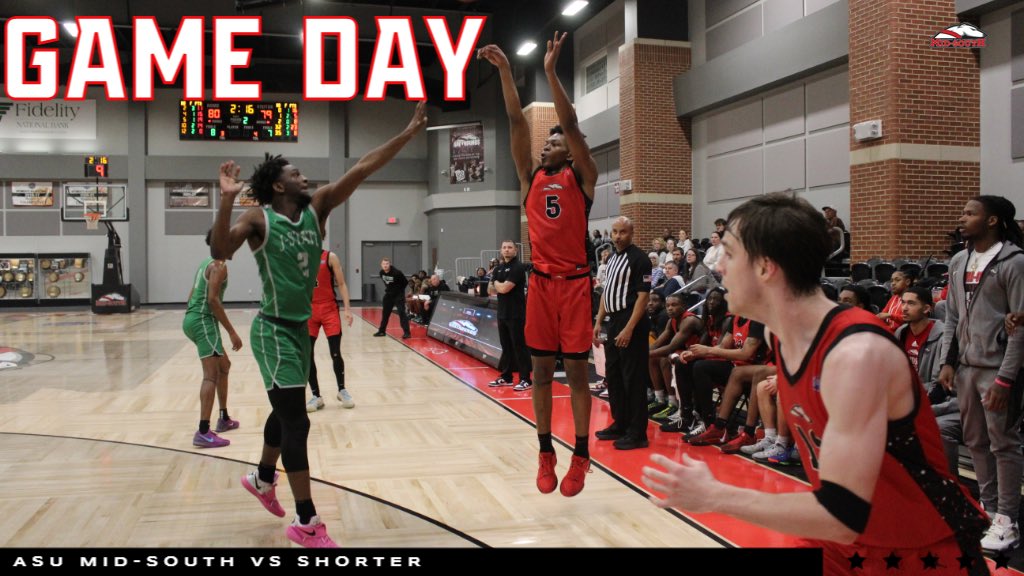 ASU_MidSouthMBB's tweet image. Back at the crib for the first time in over a month!

🗓 Sat, Jan. 18
⏰ 2:00
🆚 Shorter College 
📍 West Memphis, Arkansas
🎟️ $7 digital bit.ly/3C4GNDu / $10 cash at the gate
📺 m.youtube.com/watch?v=3aeheI…
