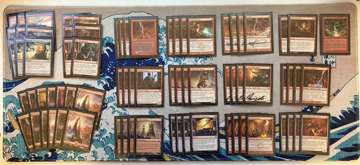 Andrea Rovati (@rovanotrova) on Twitter photo 2nd top8 in a row in Pauper tournament (33players) always with Kuldotha Red🔥🔥🔥
Wrenn’s resolve+Fireblast seemed like a good addition instead of Implement of combustion.
<a href="/fireshoes/">Robert Taylor🔥</a>
<a href="/PauperDecklists/">Pauper 5.0</a> 2nd top8 in a row in Pauper tournament (33players) always with Kuldotha Red🔥🔥🔥
Wrenn’s resolve+Fireblast seemed like a good addition instead of Implement of combustion.
<a href="/fireshoes/">Robert Taylor🔥</a>
<a href="/PauperDecklists/">Pauper 5.0</a>