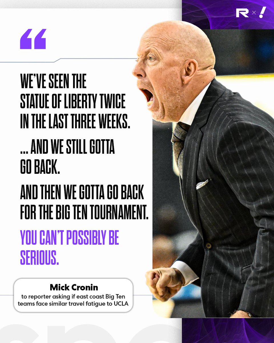 YahooSports's tweet photo. Someone find Mick Cronin a better sky miles program already 😅 https://t.co/iy1uta88HD