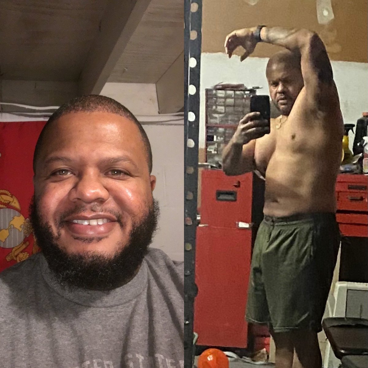 SHughes24_7's tweet photo. That 1% mindset has turned into a lifestyle for me.  Improving my thoughts, nutrition, stress management, and sleep.  The commitment to the gym is only part of the equation.  Learning to control my mind in the days I don’t to is the real challenge.  Day by day.  Brick by brick. https://t.co/mIcbpaCLaE