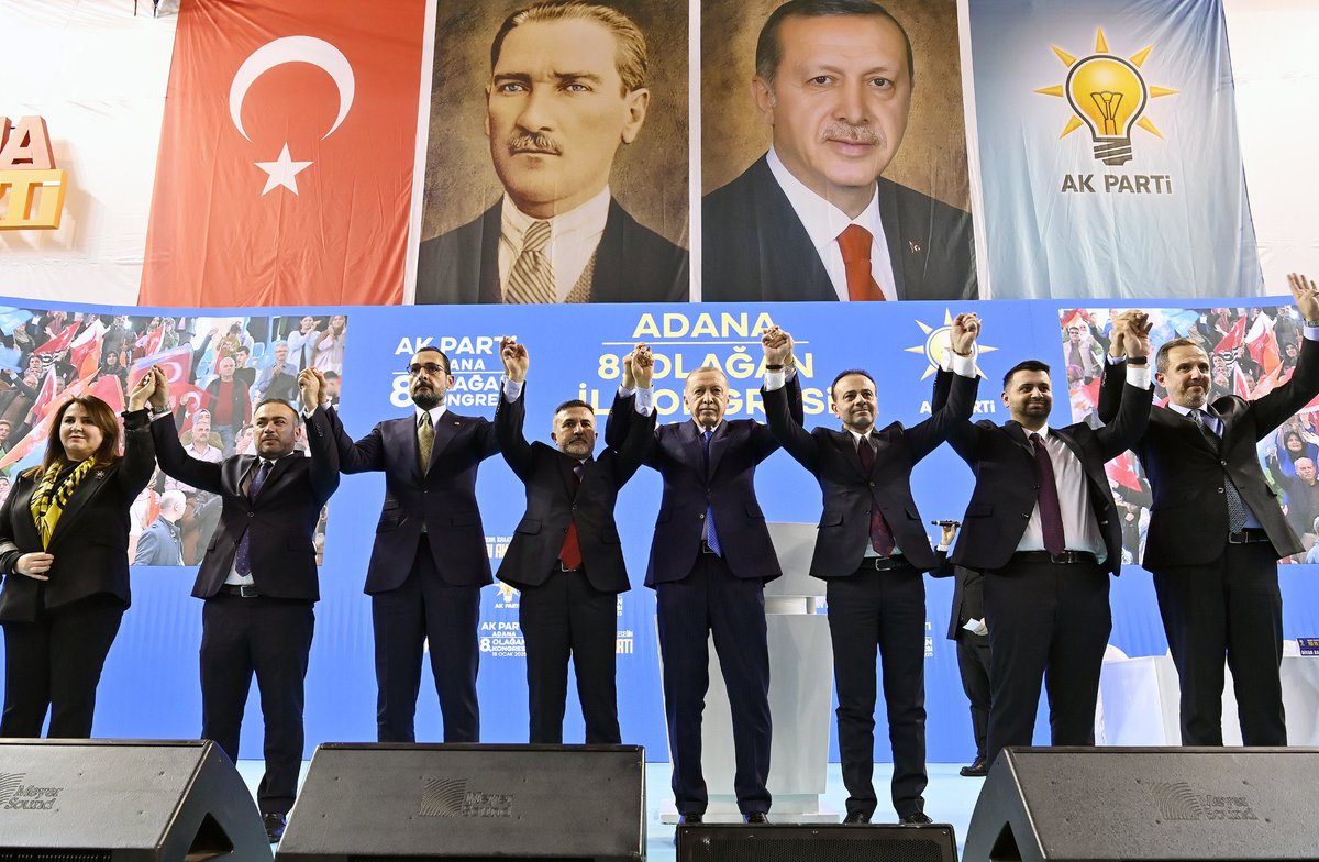 HalisBayrak's tweet photo. Genel Başkanımız ve Cumhurbaşkanımız Sayın Recep Tayyip Erdoğan’ın teşrifleriyle gerçekleştirdiğimiz Adana 8. Olağan İl Kongremiz hayırlı olsun. https://t.co/Ii5CCrE9lF