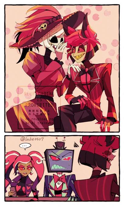 ある日のオーバーロード会議
#HazbinHotelFanart 