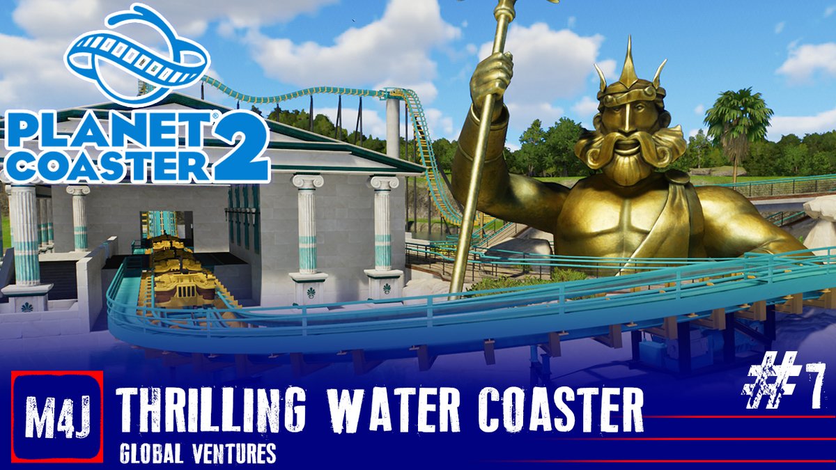 M4J_Media's tweet photo. Last week I added Hades and Zeus to our Greek Odyssey. This week it's the turn of the third brother, Poseidon! 🌊

@PlanetCoaster #PlanetCoaster2 #themepark #Rollercoaster #gaming https://t.co/dKJJ2gP5hc