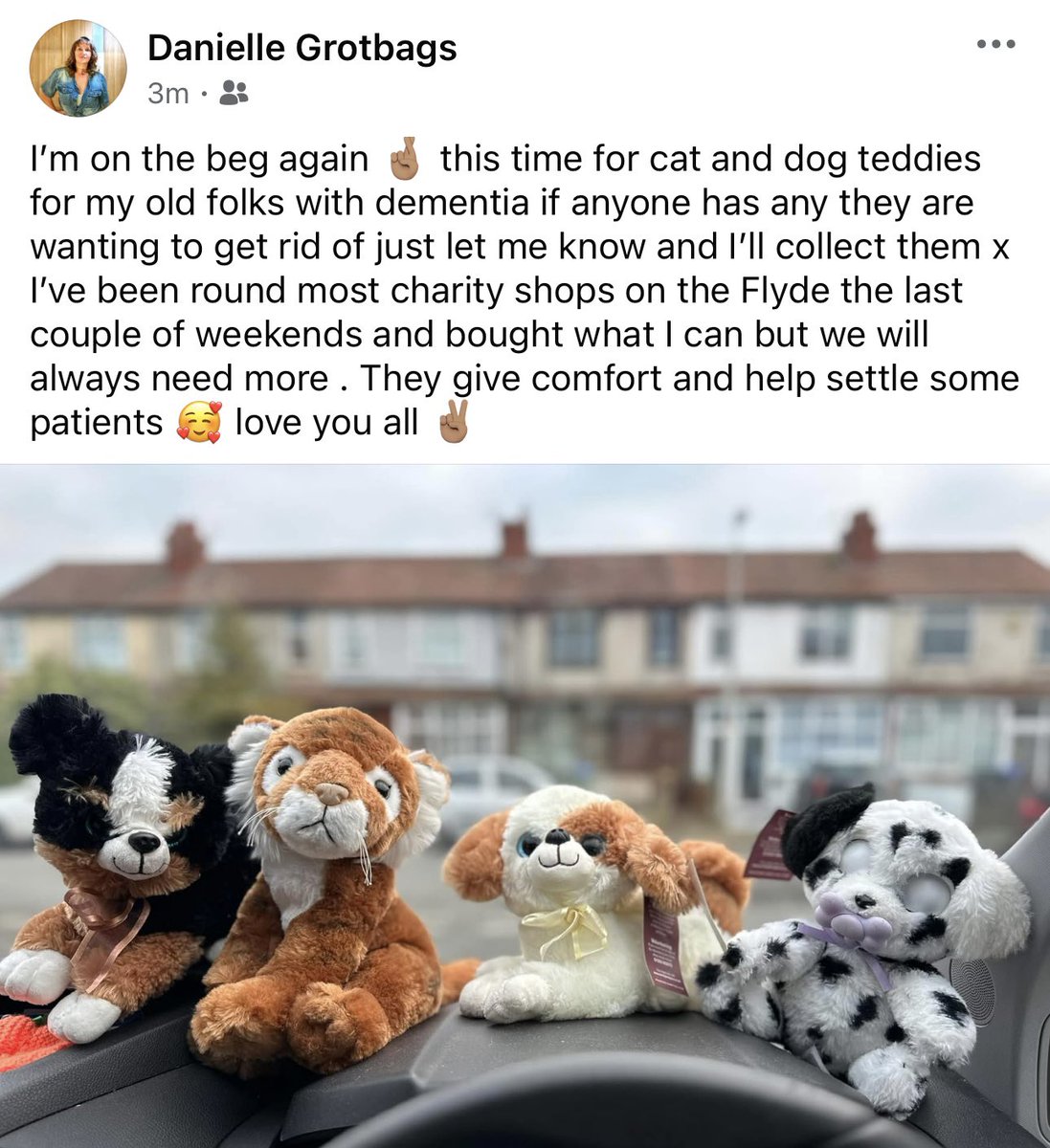 grotbags (@dannygrotbags) on Twitter photo Can people share away please 
I’m based in Blackpool but get out and about  🚙 <a href="/ExperienceLSCFT/">Experience and Engagement Team @LSCFT</a> <a href="/WeAreLSCFT/">Lancashire & South Cumbria NHS Foundation Trust</a> <a href="/BronteWard01/">🦋Bronte Ward🦋</a> <a href="/Wordsworthward3/">Wordsworth Ward</a> #dementia Can people share away please 
I’m based in Blackpool but get out and about  🚙 <a href="/ExperienceLSCFT/">Experience and Engagement Team @LSCFT</a> <a href="/WeAreLSCFT/">Lancashire & South Cumbria NHS Foundation Trust</a> <a href="/BronteWard01/">🦋Bronte Ward🦋</a> <a href="/Wordsworthward3/">Wordsworth Ward</a> #dementia