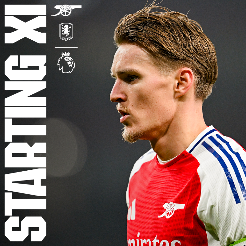 Arsenal's tweet photo. 🔴 𝗧𝗘𝗔𝗠𝙉𝙀𝙒𝙎 ⚪️

🤝 Lewis-Skelly continues at left-back
🔙 Martinelli returns to the fold
💪 Havertz leads the line

Let’s do this, Gooners 👊