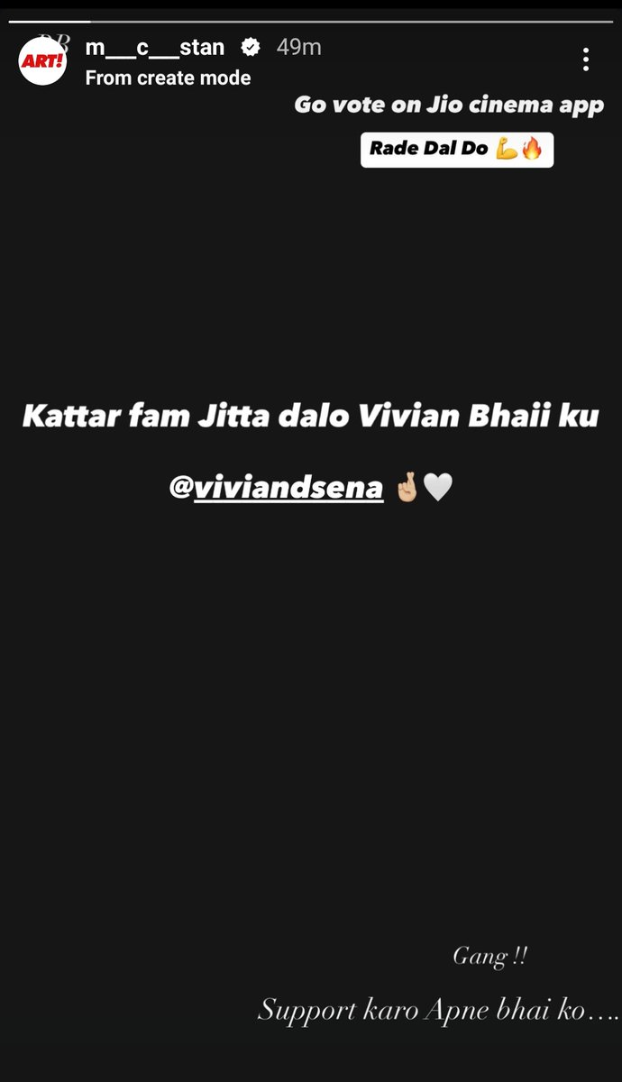 MompyMaliva's tweet photo. Vivian fan club, Munawar fan club,Mc stan fan club, Rubina Dilaik fan club, Asim reaz fan club ,please vote for ViVian.. let him win 🏆..Thank u
#VDians #MKJW #RubiHolics #stanyarmy #AsimRiaz #VivianDsena #MunawarFaruqui𓃵 #mcstan #rubina #bigboss18 https://t.co/xpB48PsQcK