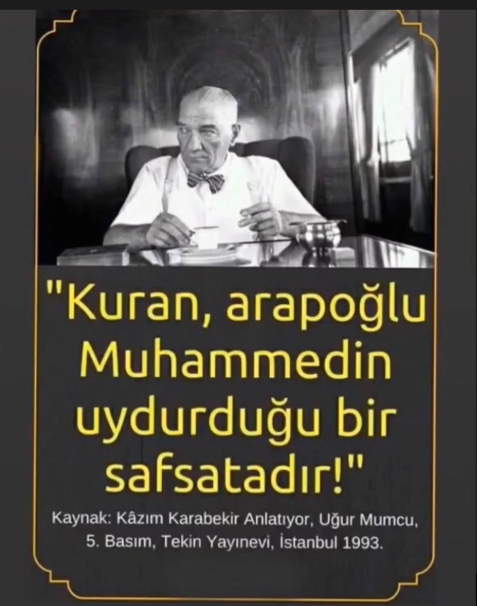 ERTUGRULAKIN_'s tweet photo. Halen bunu Müslüman gibi gösterenler var. Hatta Müslümanım ve Atatürkçüyüm diyenler bile var.
O halde ya sahtekarsın
Ya münafıksın
Ya da Zavallısın
___
Beşiktaş - Samsunspor #BJKvsSAM https://t.co/PqAPkDGN3g