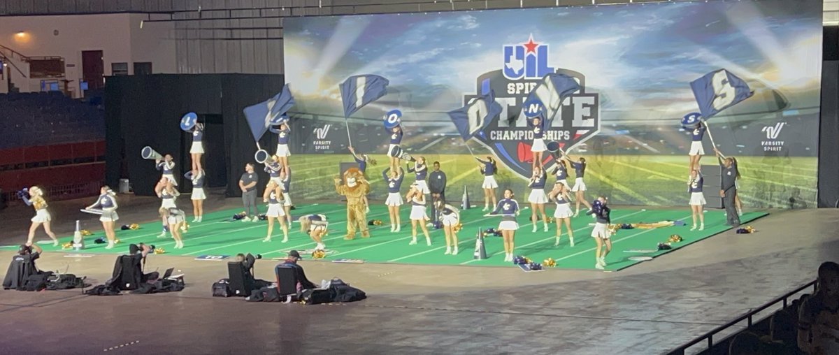 These young ladies were outstanding at the UIL Spirit State Championship today!
