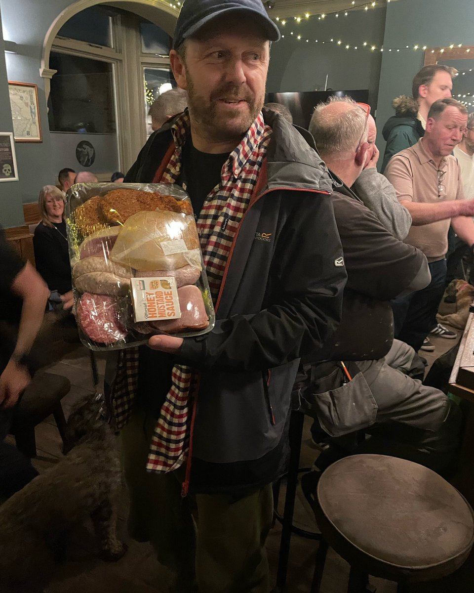Well done to last nights meat raffle winner!!