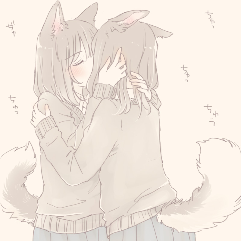 青シャツに狂う以前のけも耳百合置いておきますね 