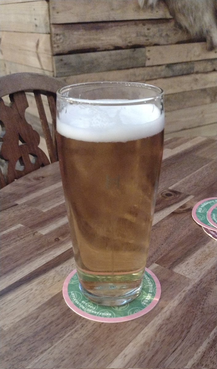 TedJust's tweet image. First try of @RealHawkstone lager. It's delicious, sorry I waited so long to get on the band wagon.