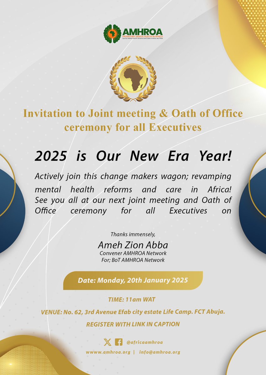 PhyllisWanja's tweet photo. @AfricaAMHROA @afyakili @DianaAward @YALIRLCEA @WorldYMCA @ourklyk @PresidentsFello @zion_ameh @GlobalPeaceKeny @WorkHerDream @TonyElumeluFDN @ChandariaKenya You are all invited to join the AMHROA Network wagon. 🚃🌍
Together, let's build a mentally healthy Africa. 🌍🧠
#AMHROAcares #ANMentalHealthReform
#MentalHealth
#afyakili
#ToaEmotionalMask #publicservice
#sustainability
#ecosystem #positivetransformation
To Africa. 🌹🌍 https://t.co/uRzawtDWVX