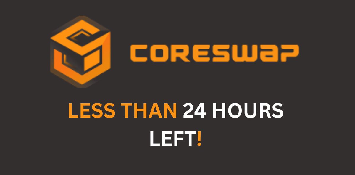 core_swapAI's tweet photo. 🥳 Less than 24 Hours to $CSWAP Public Round!

📅 Date: 19/01/2025 14:00 (UTC)-22/01/2025 14:00 (UTC)
🟧 Minimum Buy: 10 CORE
🟧 Maximum Buy: 5000 CORE
📌 Venue: Gempad 

Website: https://t.co/jJudtcNvK8
Docs: https://t.co/2kBCvXaIKJ

The New Era of AI Agents on #CORE 🤖 https://t.co/nWxL4R0r6i