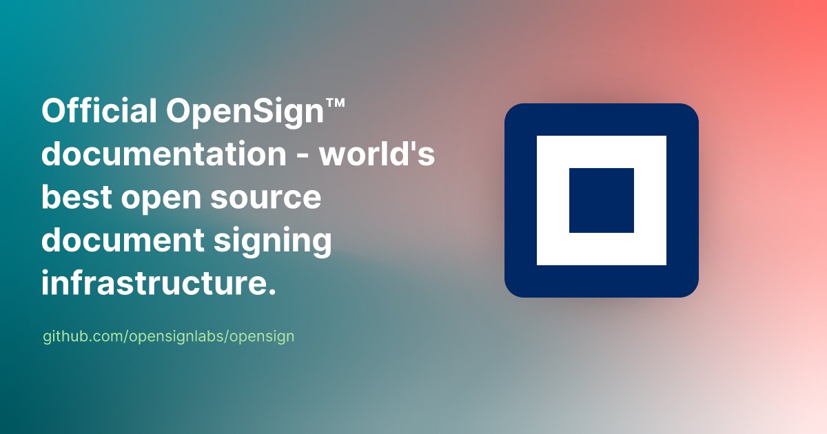 OpenSignHQ's tweet image. Good news for organizations with strict privacy policies! 🎉

You can self-host OpenSign on your own servers and enjoy all the benefits of our digital platform—at no extra cost. 💻🔒

Your data, your control. 🚀 #OpenSign #DigitalTransformation #PrivacyFirst #docusign

Explore…