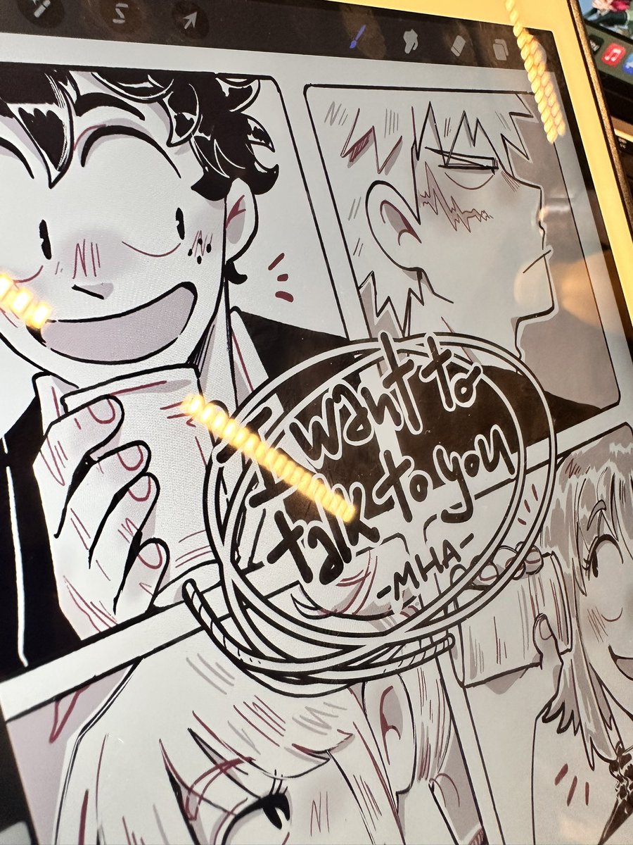 maryluissart's tweet photo. I want to talk to you_11 End 🥦 #mha431 
Thank you for all your nice comments &amp; love ;; 🧡💚🩷💛
PDF ➡️ https://t.co/yXsumUYcOG https://t.co/8djgdHGGEs