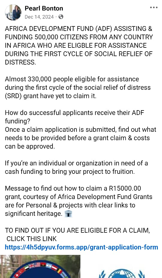 Hi <a href="/AfDB_Group/">African Development Bank Group</a>, Could this be you?