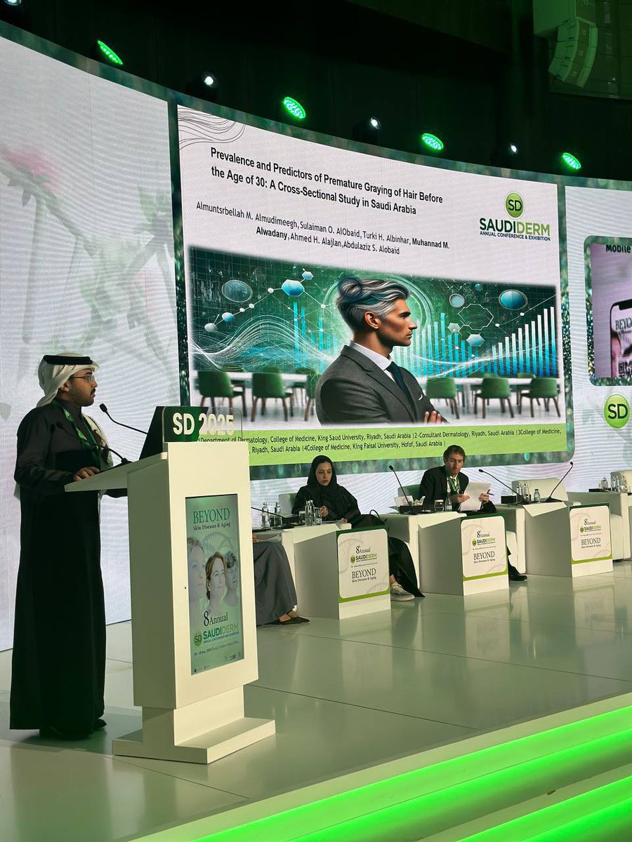 AnnualSAUDIDERM's tweet photo. Appreciating all your outstanding oral abstract presentations! Your work continues to inspire and advance the field of dermatology. #Saudiderm2025 🙏🏻 https://t.co/oMJrpA1gOK