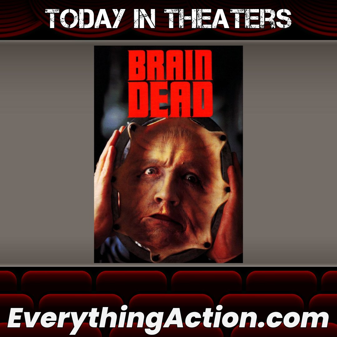 evaction's tweet photo. #BillPullman's brain experiments went too far 35 years ago when #BrainDead opened on January 19th, 1990 #BillPaxton #GeorgeKennedy #BudCort #PatriciaCharbonneau #NicholasPryor #AdamSimon #PsychologicalHorror #90sMovies #90sHorror https://t.co/zetmqSqSBG