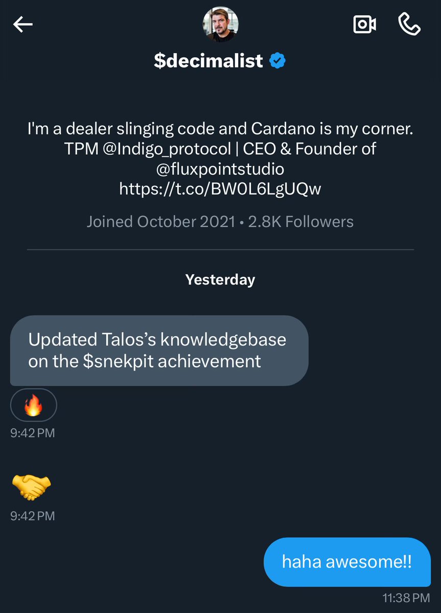 $SNEK 🤝 <a href="/TalosAgent/">TalosTesting</a>