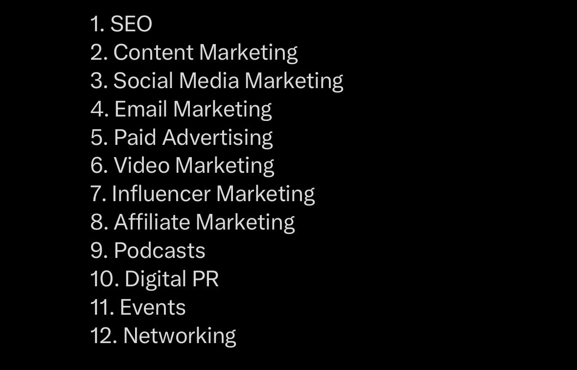 digitalyogesh2's tweet photo. Which marketing channel do you choose? 
 #marketing #digitalmarketing #business #event https://t.co/P7UWiKG3o4