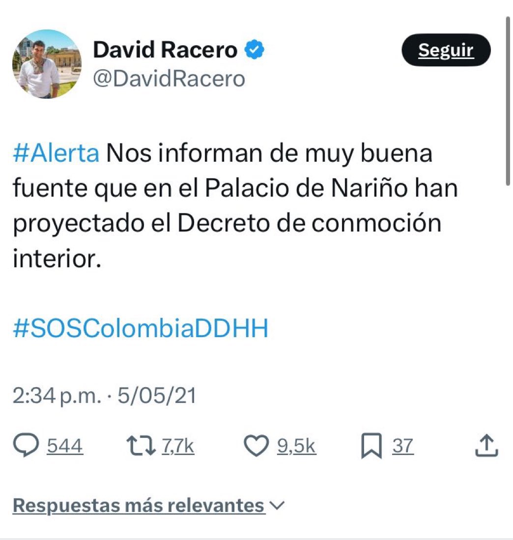 !Alerta! 🚨🚨🚨🚨

#SOSColombia
#lalenguaeselazotedelpetro