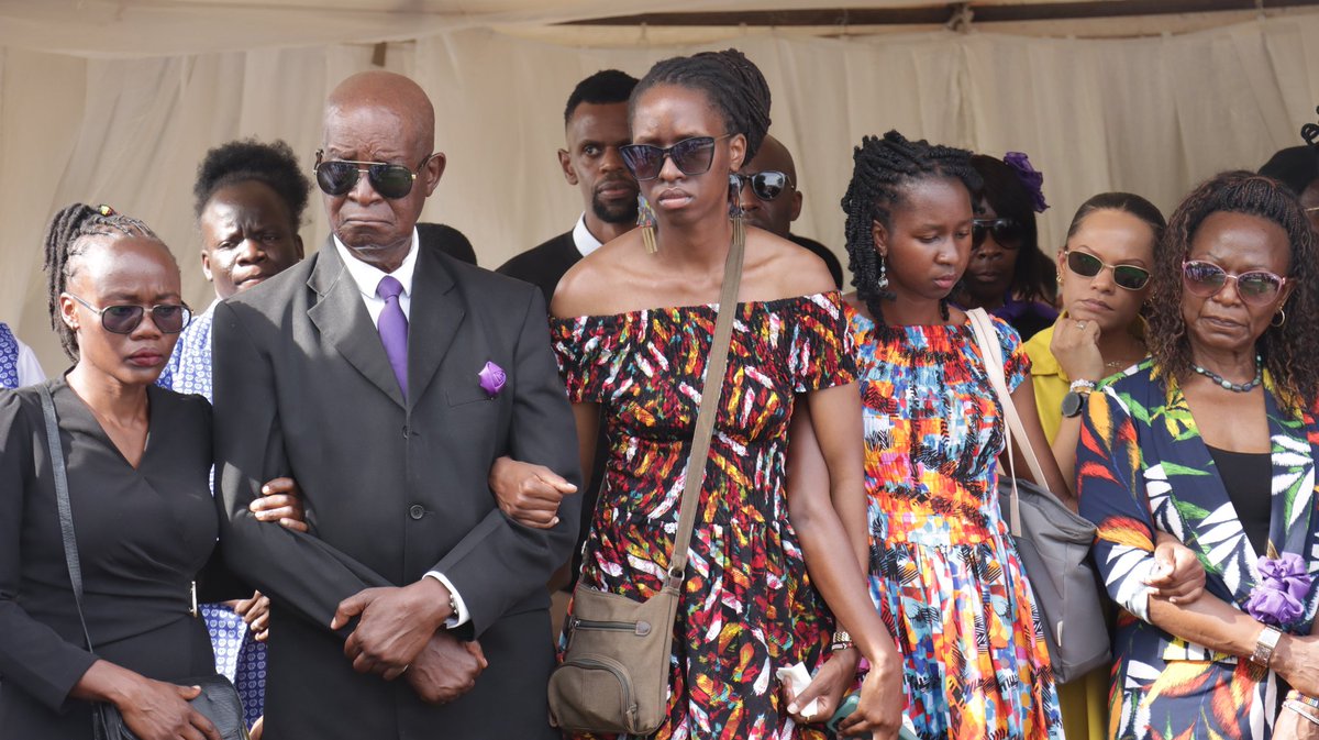 HakiKNCHR's tweet image. Heartfelt moments from the graveside as we bid a final farewell to the late Roseline Odede, HSC. Her legacy of justice, compassion and unwavering service will forever inspire us.