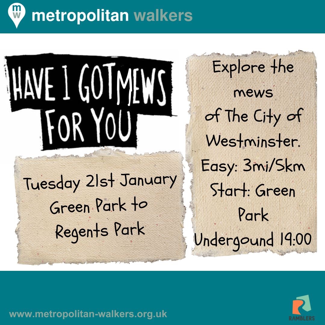 Metropolitan Walkers👣 tweet media