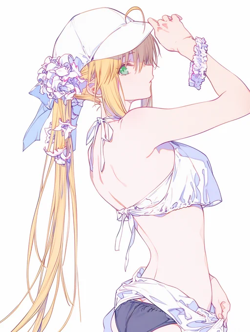 バサトリア    水着キャストリア  水着アルキャス(Artoria Caster)        #FGO #キャストリア 