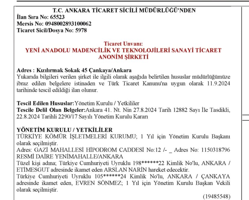 Şu tweete bol bol RT yapın 😁

301 madencinin öldüğü Soma faciasını hatırladınız mı?

Enerji Bakanlığı bünyesindeki Maden ve Petrol İşleri Genel Müdürü Arslan Narin’in, Soma’daki Yeni Anadolu Madencilik isimli işletmeye kendi müdürlüğüne bağlı müfettişlerin ‘heyelan tehlikesi