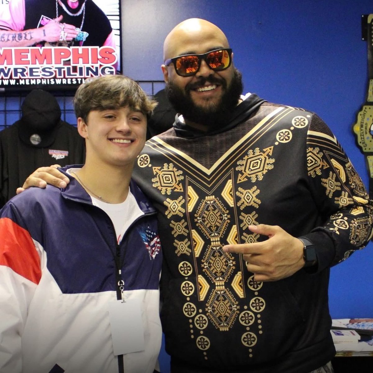 You never know who you might meet at Memphis Wrestling VIP Experience! 🤩🤳

#MemphisWrestling