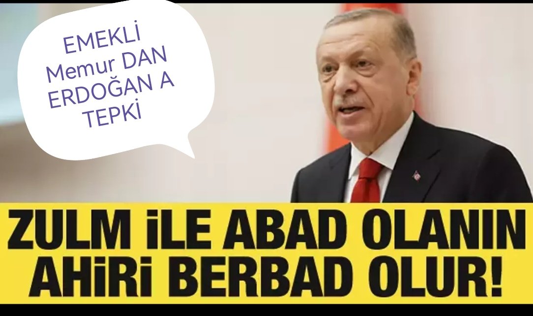 Anayasa, Kanunlar, Adalet bir tek sizlere mi geçerli ⁉️
5434/375 sayılı kanunların çevresinden dolanarak çıkarılan KHK ek 40 maddesi ile kul hakkına girdiğinizi biliyormusunuz ⁉️ <a href="/tbmmakpartigrup/">TBMM AK Parti Grup</a>
Temmuz 2023 den geçerli müktesep haklarımızı istiyoruz.
<a href="/RTErdogan/">Recep Tayyip Erdoğan</a>
#EmekliMemur