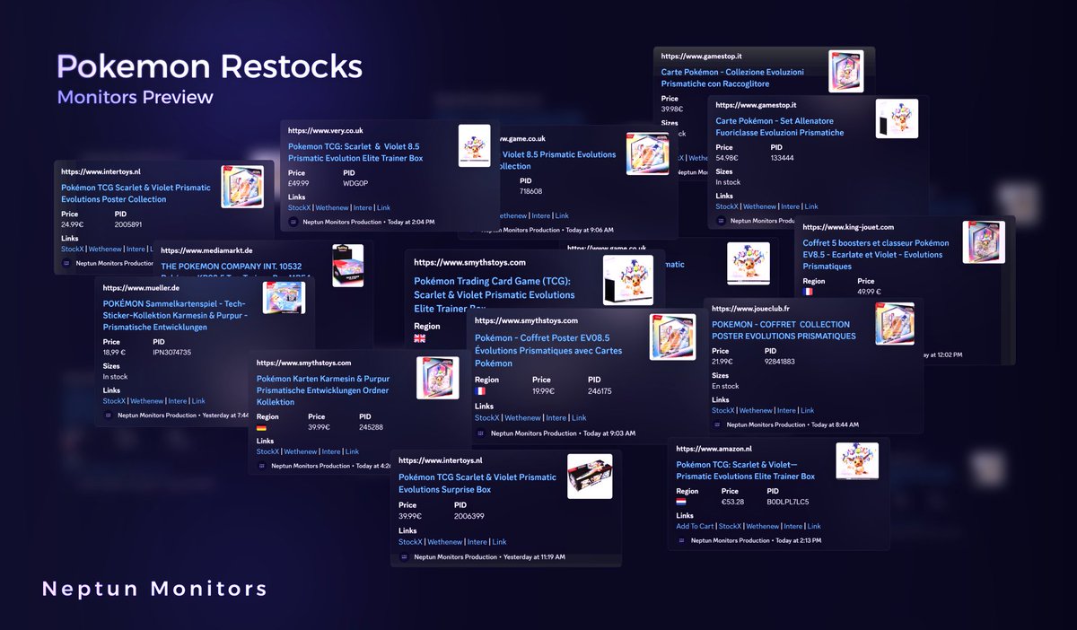 Pokemon Prismatic Evolutions✅
Join here: discord.gg/hvdNWxVFJW