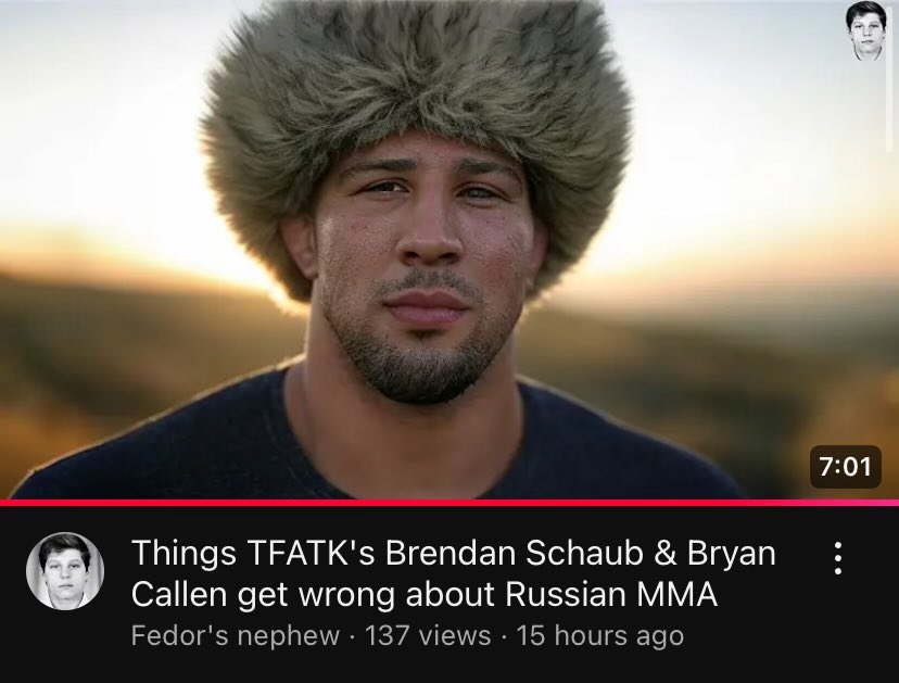 Fedor’s nephew tweet media