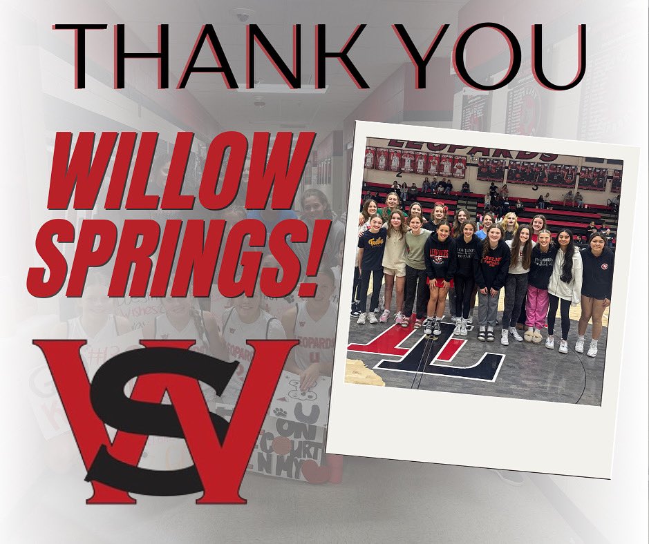THANK YOU to all the Willow Springs athletes that attended our games last night!! We love seeing you all grow in the athletics program and are grateful for your support!! The future of Lovejoy is BRIGHT 🤩