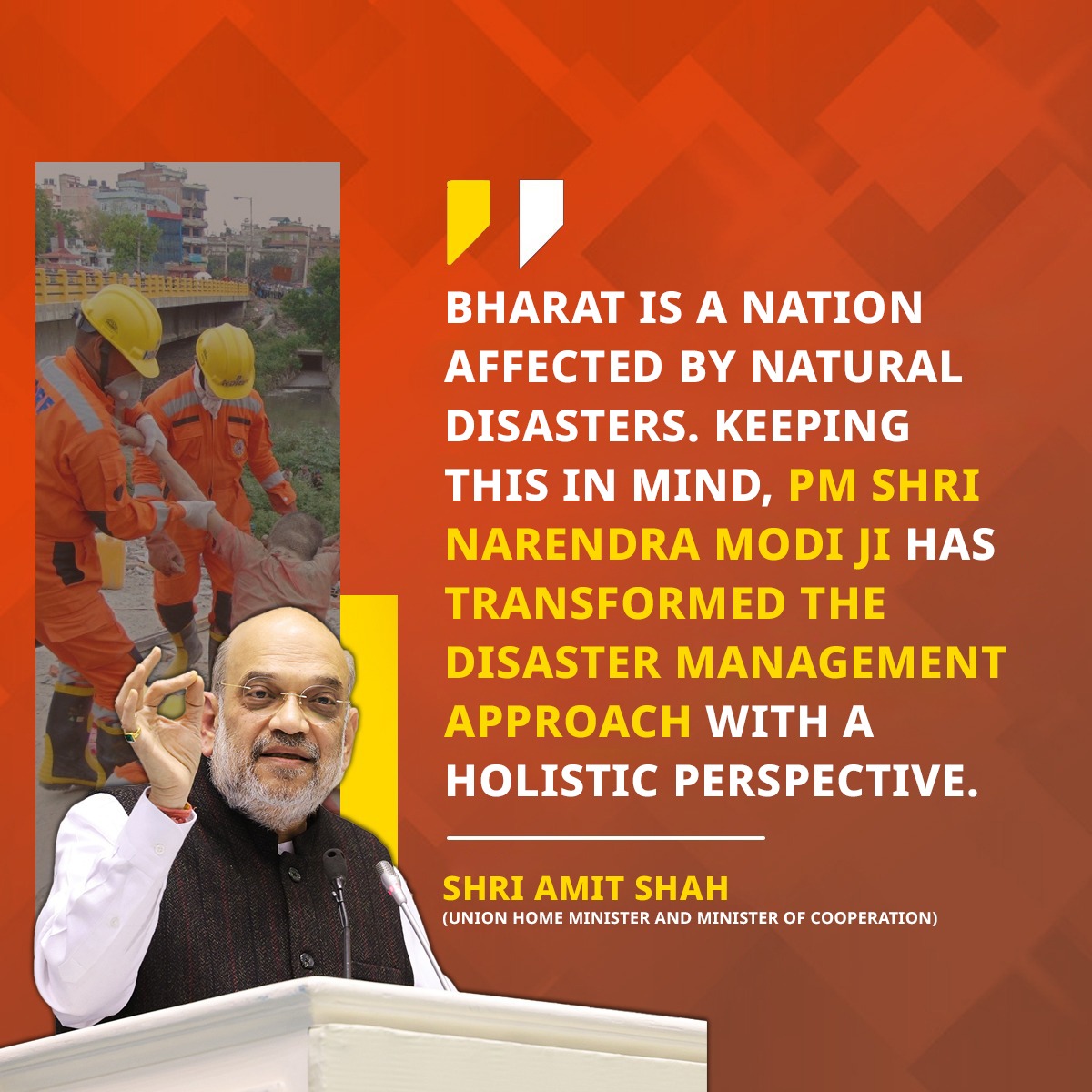 NIDM is committed to enhancing disaster preparedness, response, and recovery, ensuring communities stay resilient in times of crisis. Inauguration of NIDM’s only campus outside Delhi in Vijayawada on 19th January by Hon’ble Union Home Minister &amp; Cooperation Minister of India