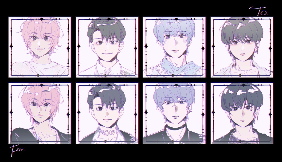 #ATEEZ 
妝造溫度差